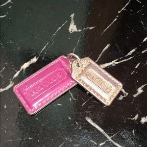 Two authentic Coach key chains